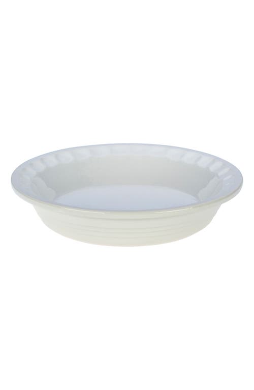 Le Creuset 9-Inch Stoneware Pie Dish in White at Nordstrom