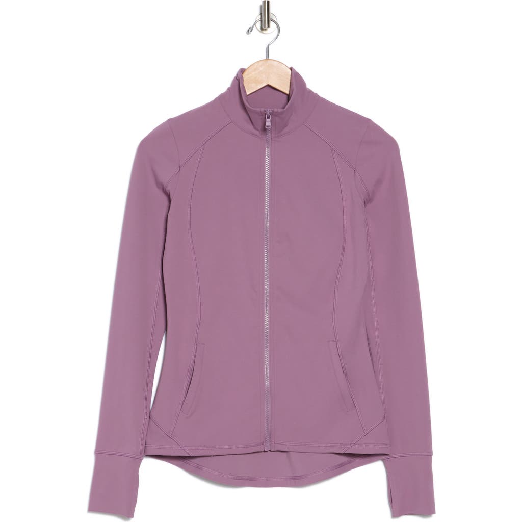 Gottex Flex Full Zip Jacket In Dusty Violet