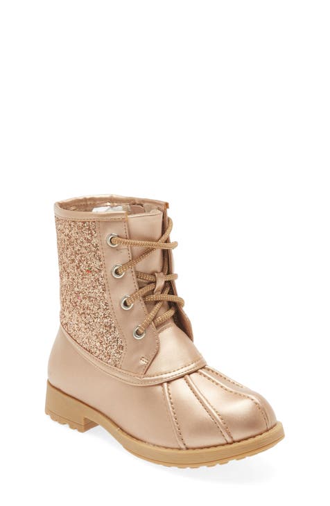 Gold toddler clearance boots