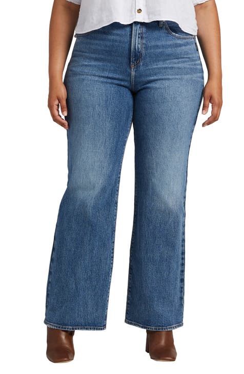 højt Scully Blandet Women's Wide Leg Plus-Size Jeans | Nordstrom