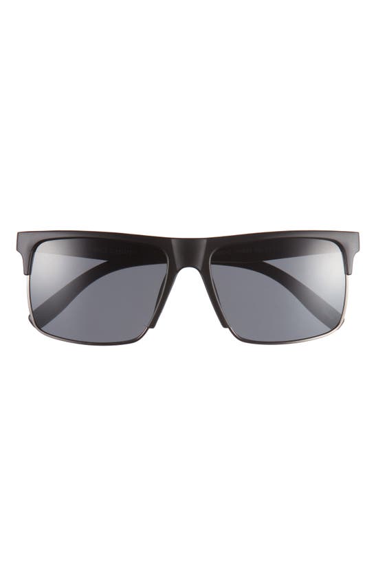 Shop Vince Camuto Square Half Frame Sunglasses In Black