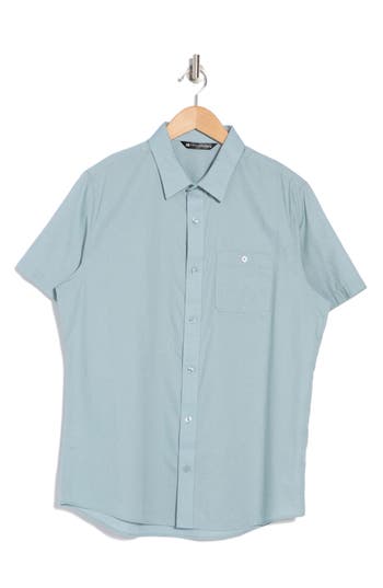 Travismathew Studebaker Regular Fit Short Sleeve Shirt In Arona