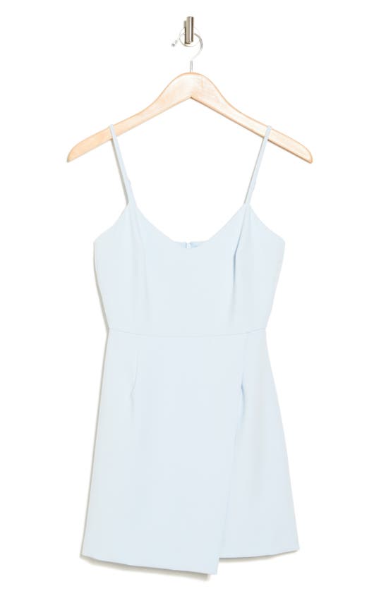 French Connection Whisper Minidress In Light Dream Blue