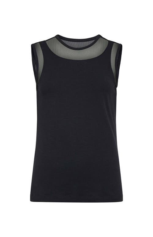 Shop Anatomie Flo Pima Cotton Tank In Black