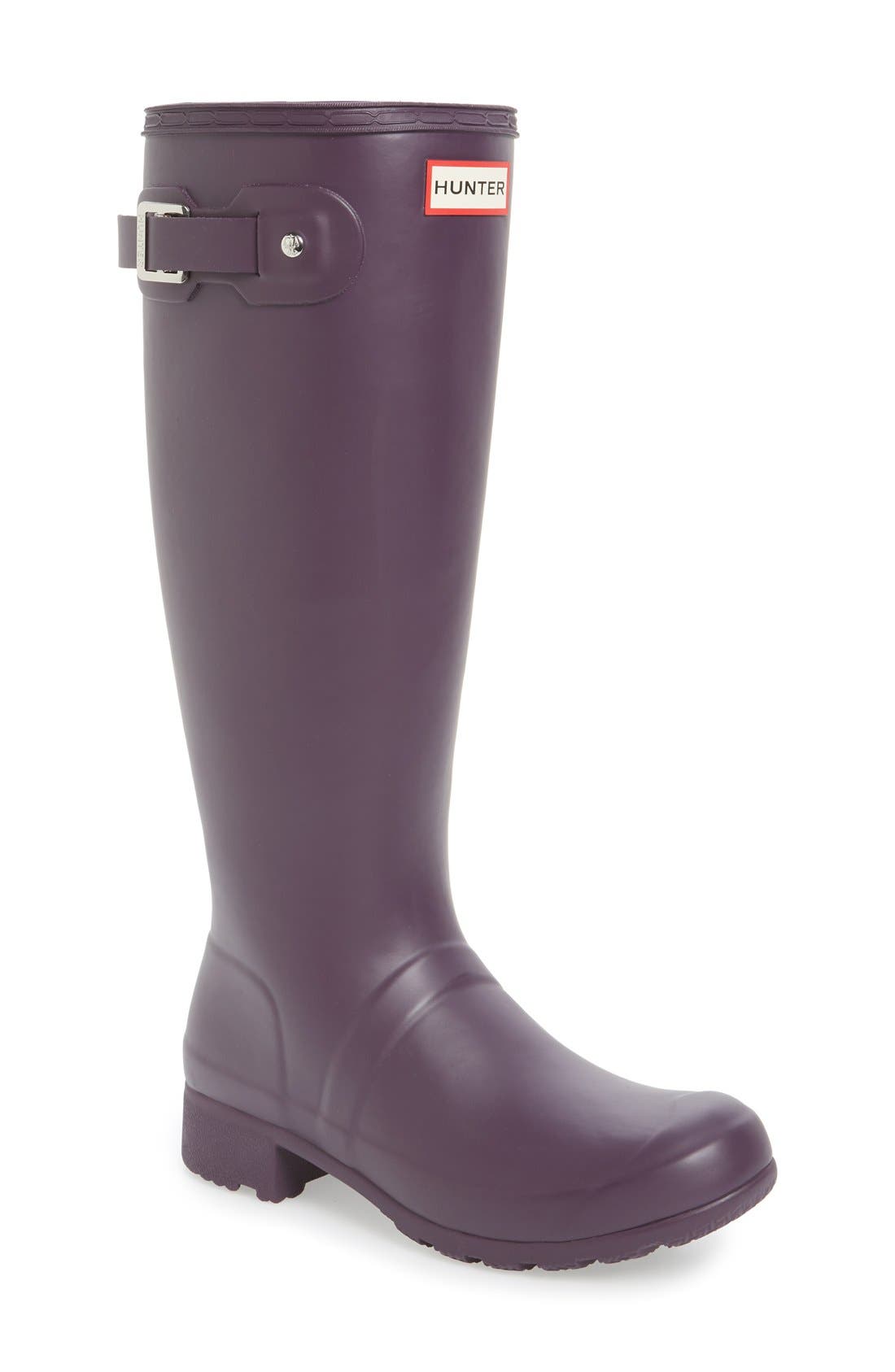 HUNTER,
                            Tour Packable Waterproof Rain Boot,
                            Main thumbnail 111, color,
                            555