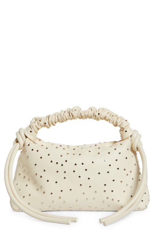 Proenza Schouler Mini Drawstring Studded Leather Hobo in Ecru at Nordstrom