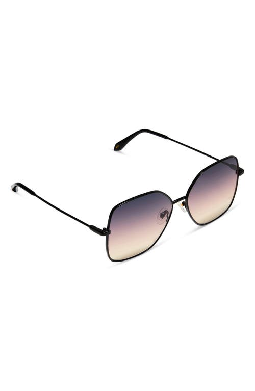 Shop Diff Iris 59mm Gradient Square Sunglasses In Black/twilight Gradient