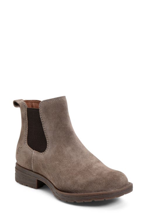 Cove Waterproof Chelsea Boot in Taupe Suede