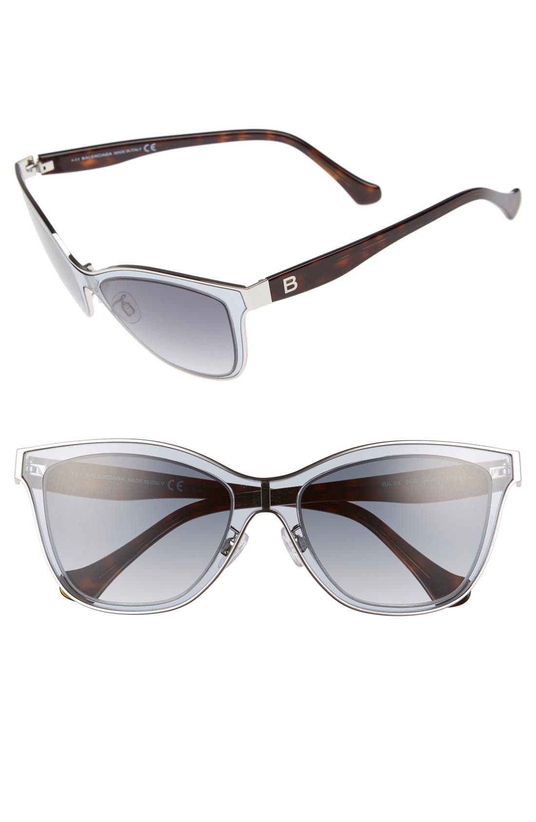 Balenciaga Paris 54mm Sunglasses Nordstrom