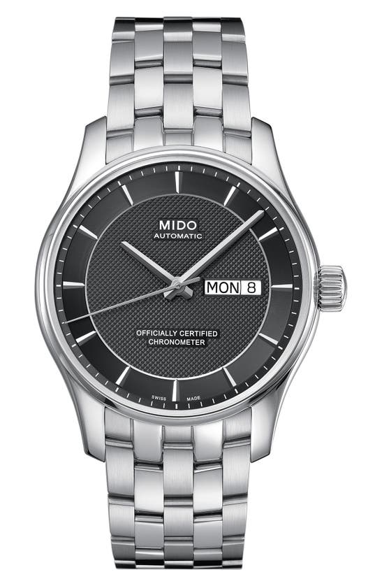 Mido Swiss Automatic Bracelet Watch, 40mm In Ss Bracelet / Anthracite ...