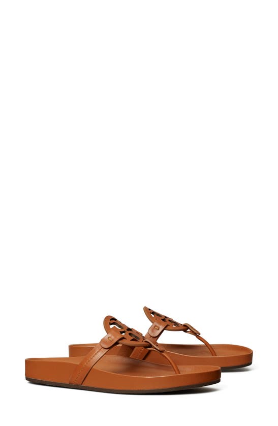 Tory Burch Miller Cloud Sandal In Aged Camello / Aged Camello | ModeSens