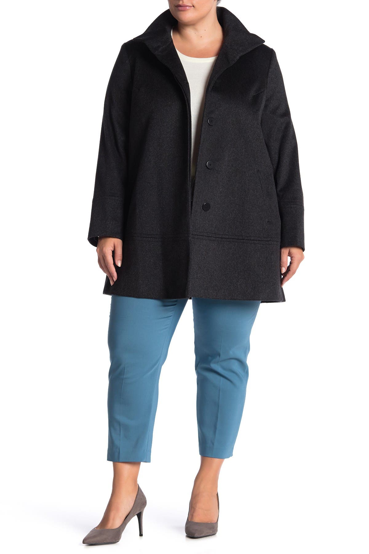 fleurette plus size coats