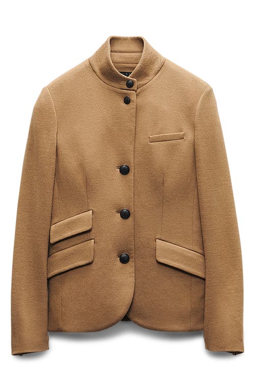 Shop Rag & Bone Slade Wool Blazer In Camel