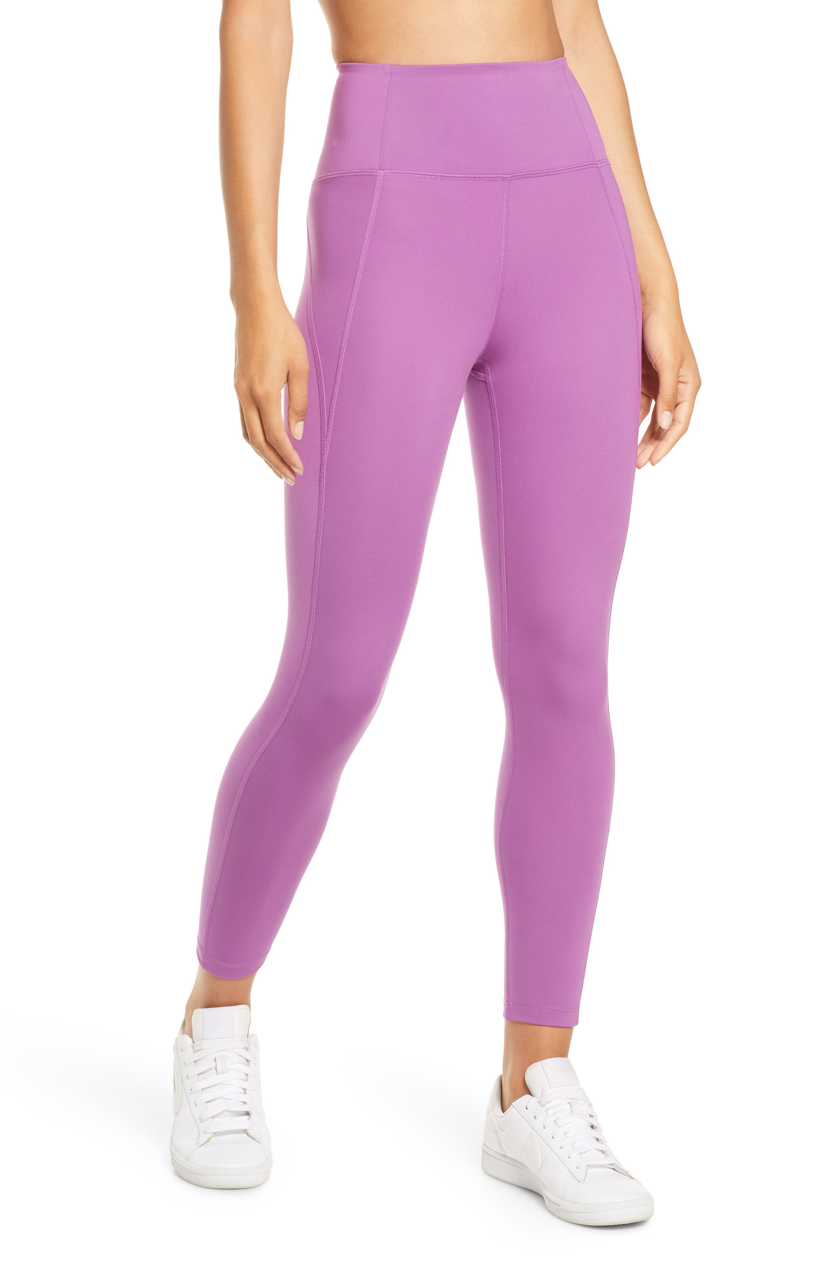 GIRLFRIEND COLLECTIVE High Waist 7/8 Leggings, Main, color, WILDFLOWER