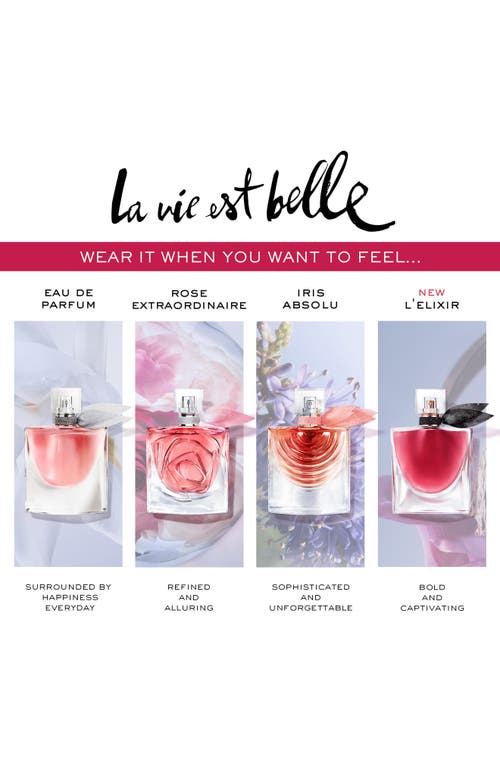 Lancôme La Vie Est Belle L'elixir Eau De Parfum In No Color