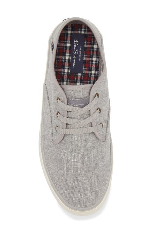 Ben Sherman Camden Canvas Sneaker In Grey