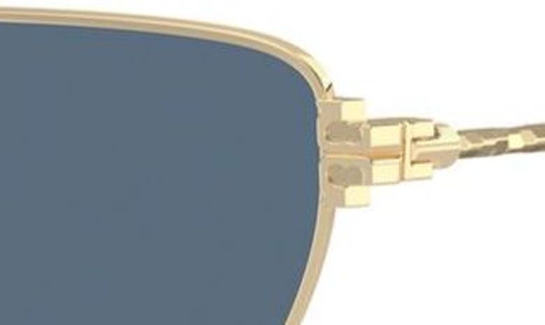 Tory Burch 56mm Cat Eye Sunglasses In Lt Gold