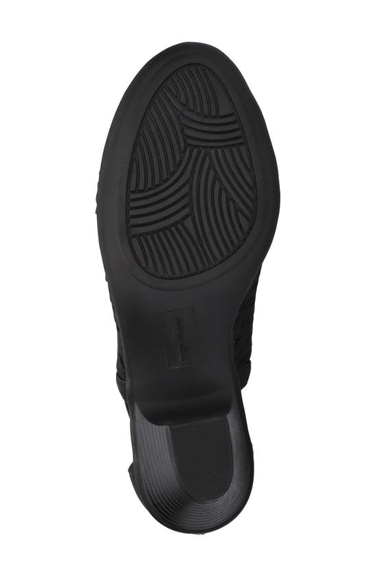 Shop Easy Street Sunrise Cutout Bootie Sandal In Black