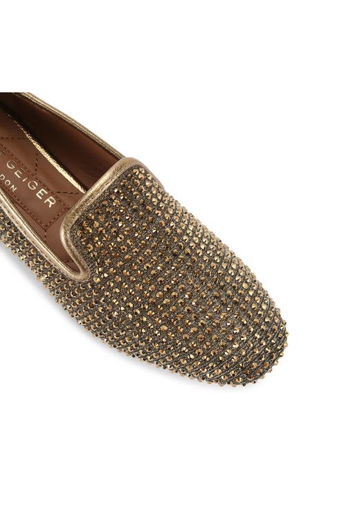 Shop Kurt Geiger London Kensington Loafer In Gold