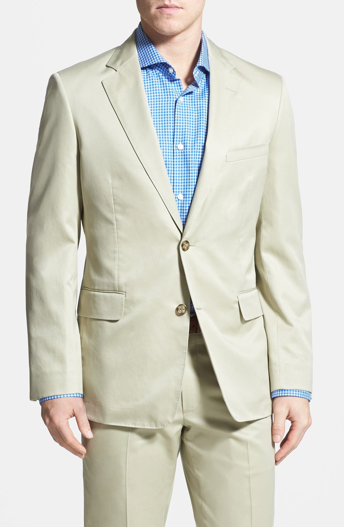 Nordstrom Regular Fit Travel Cotton Blazer Nordstrom