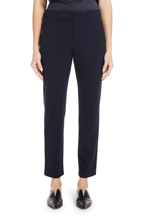 Nunzio Slim Fit Jersey Ankle Pants in Navy