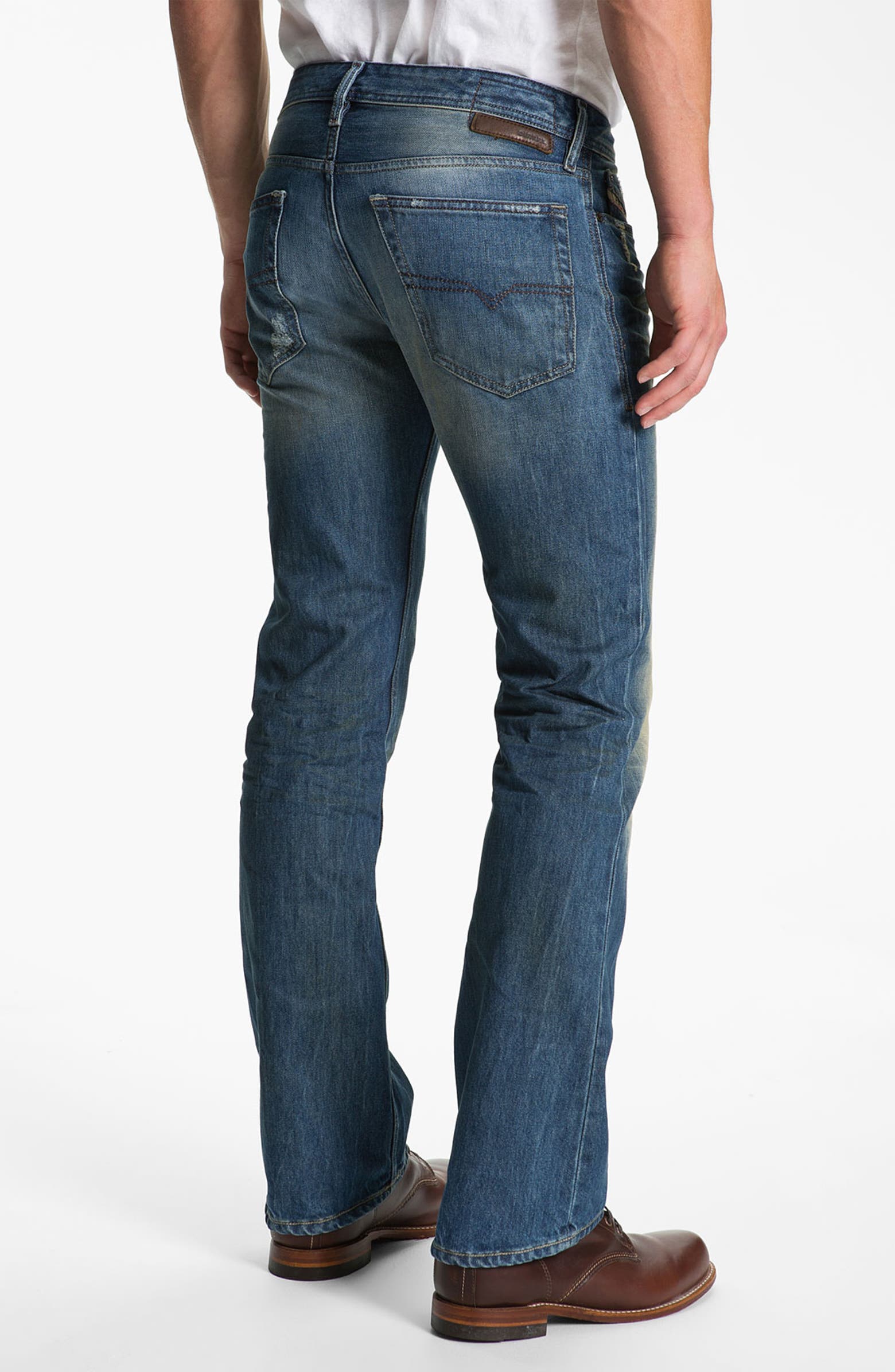 DIESEL® 'New Fanker' Slim Bootcut Jeans (0075I) | Nordstrom