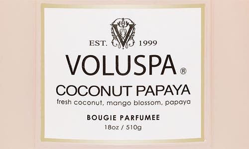 Voluspa Coconut Papaya Large Jar Candle In Coconut Papaya