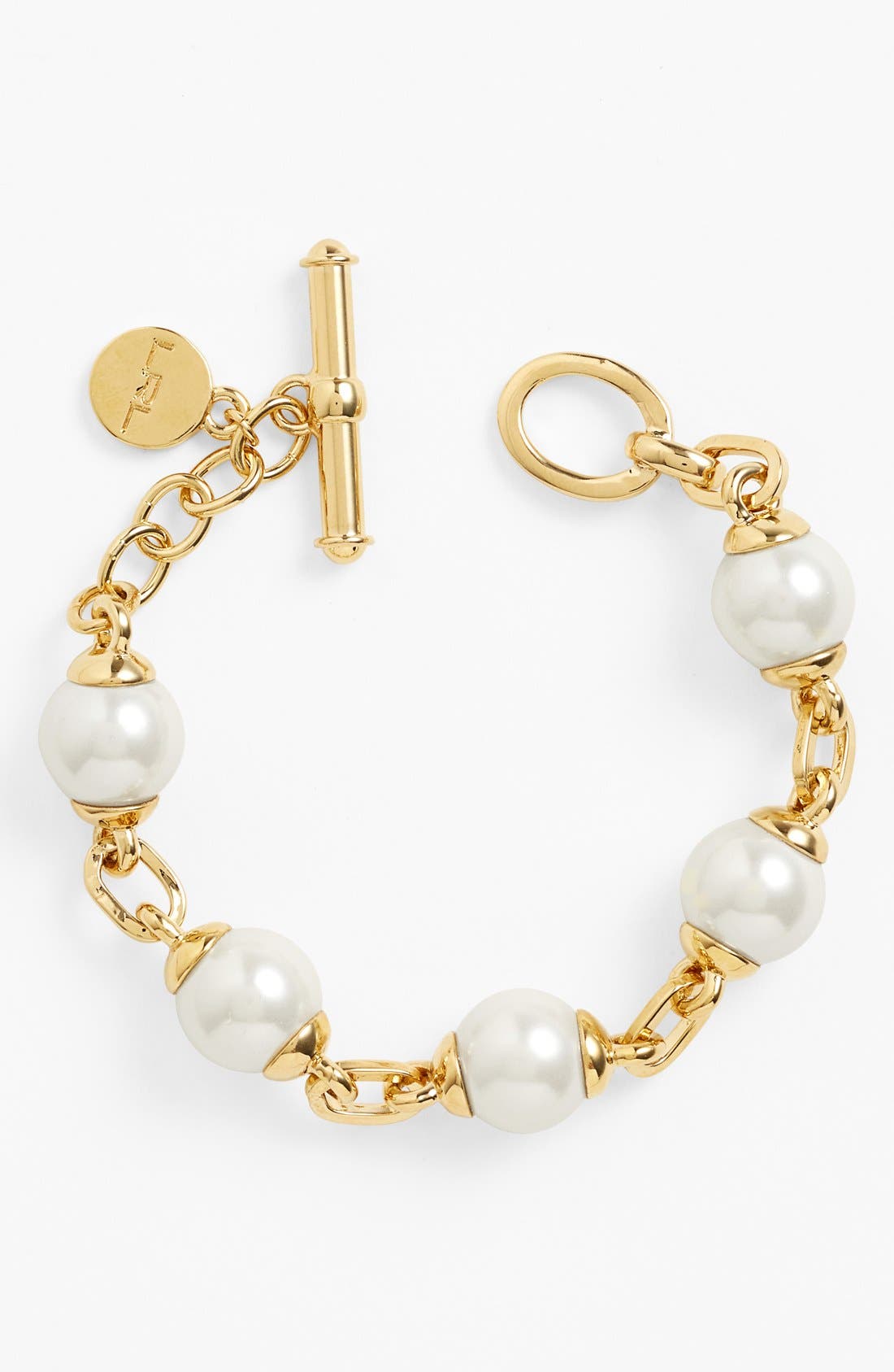 Lauren Ralph Lauren Faux Pearl Toggle Bracelet Nordstrom