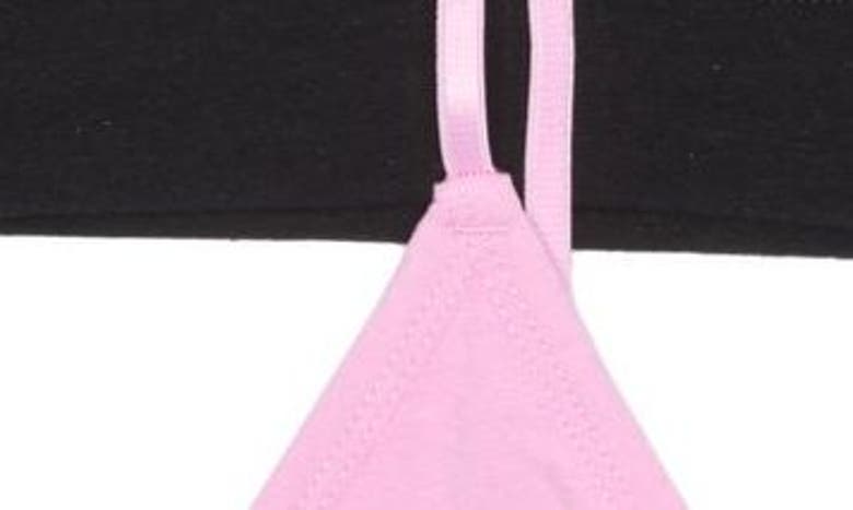Shop Abound Monroe 2-pack Triangle Bralettes In Purple Pastel- Black