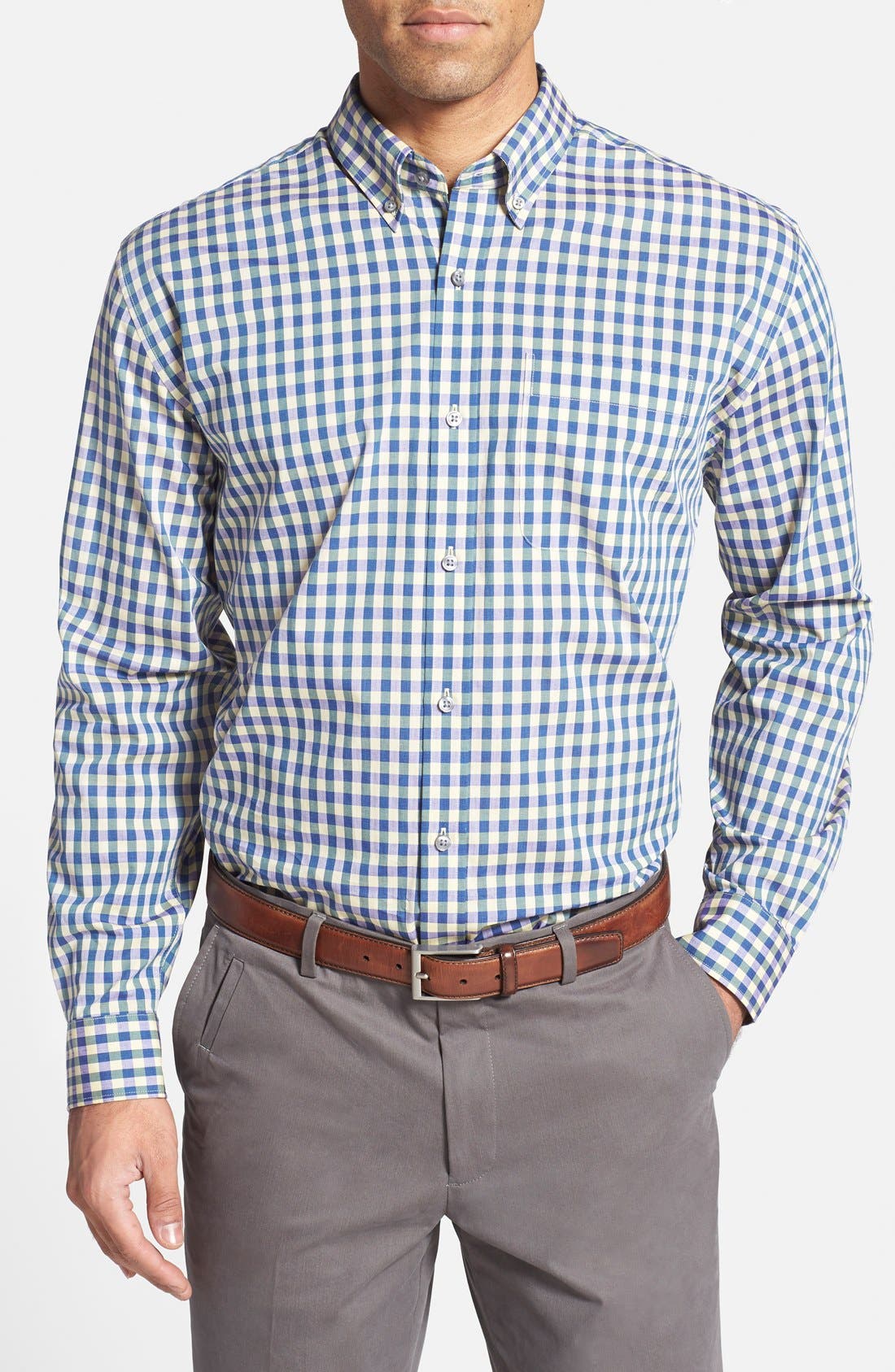 Cutter & Buck 'Highpoint' Classic Fit Gingham Sport Shirt Nordstrom