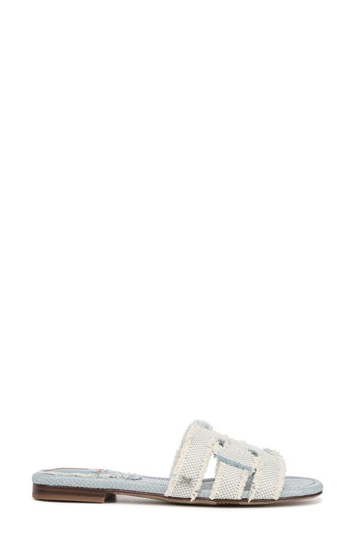 Sam Edelman Bay Fray Slide Sandal In Robin Egg Blue