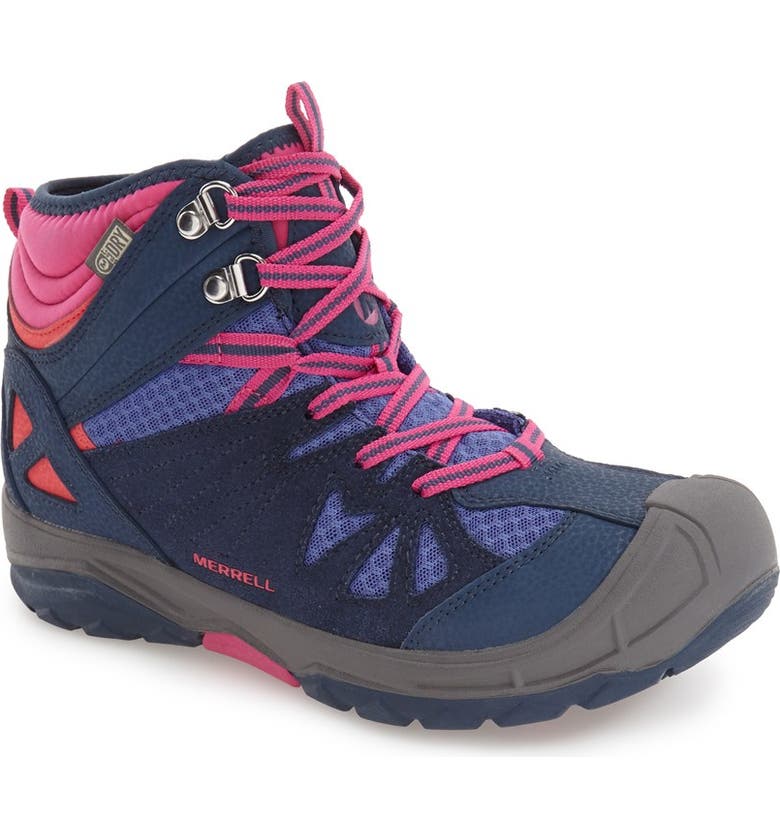 Merrell Capra Mid Waterproof Hiking Shoe Toddler Little Kid Big Kid Nordstrom