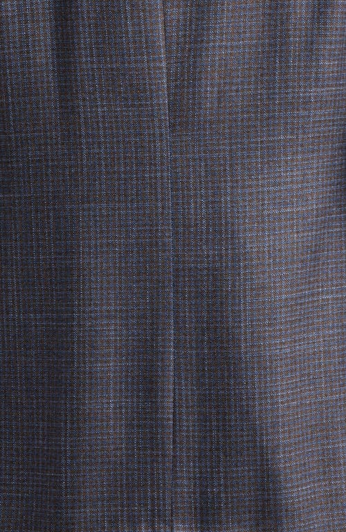 Shop Canali Siena Regular Fit Check Silk & Cashmere Sport Coat In Blue