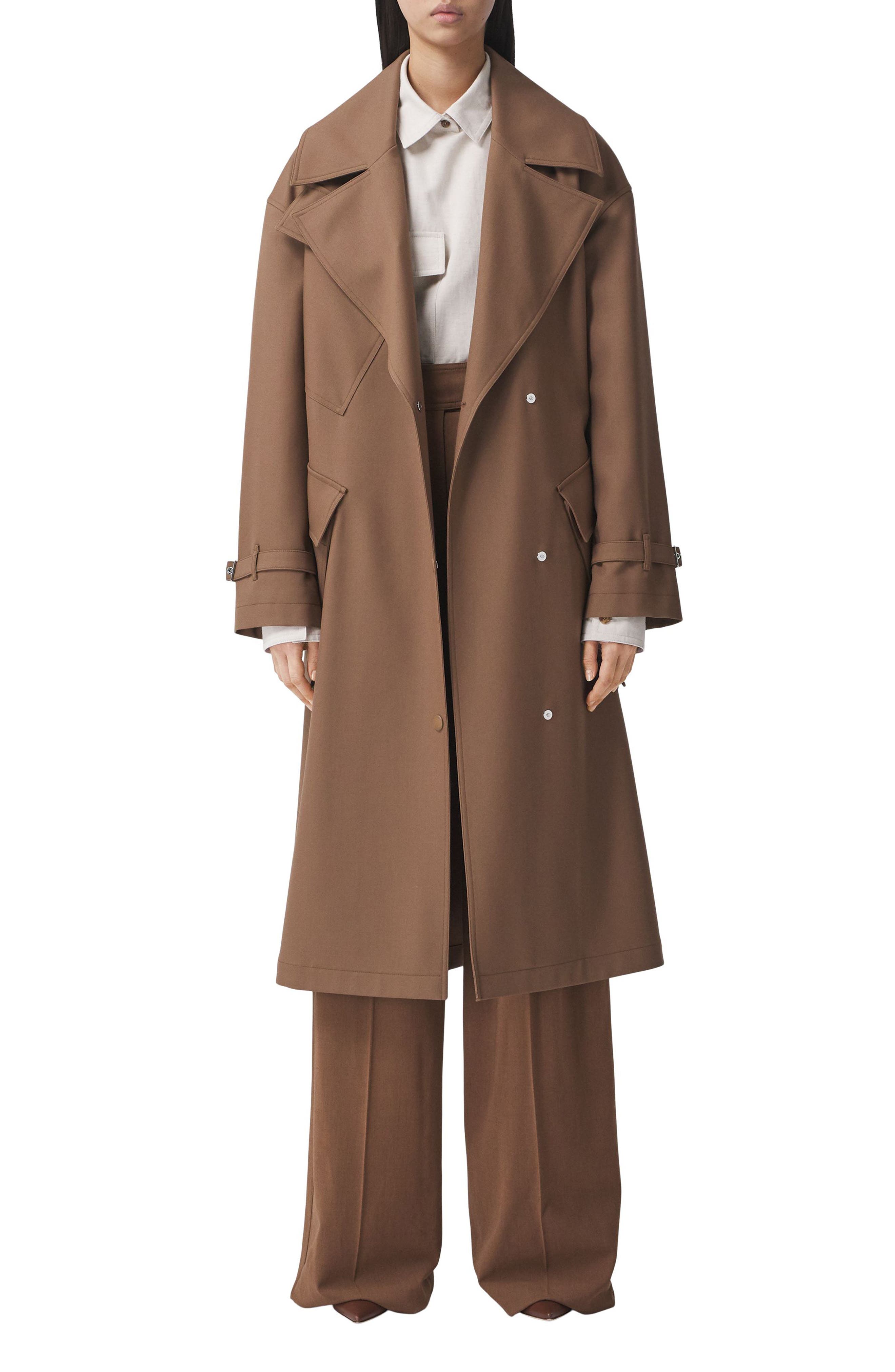 Women's Burberry Laxton Wool Twill Coat | Smart Closet