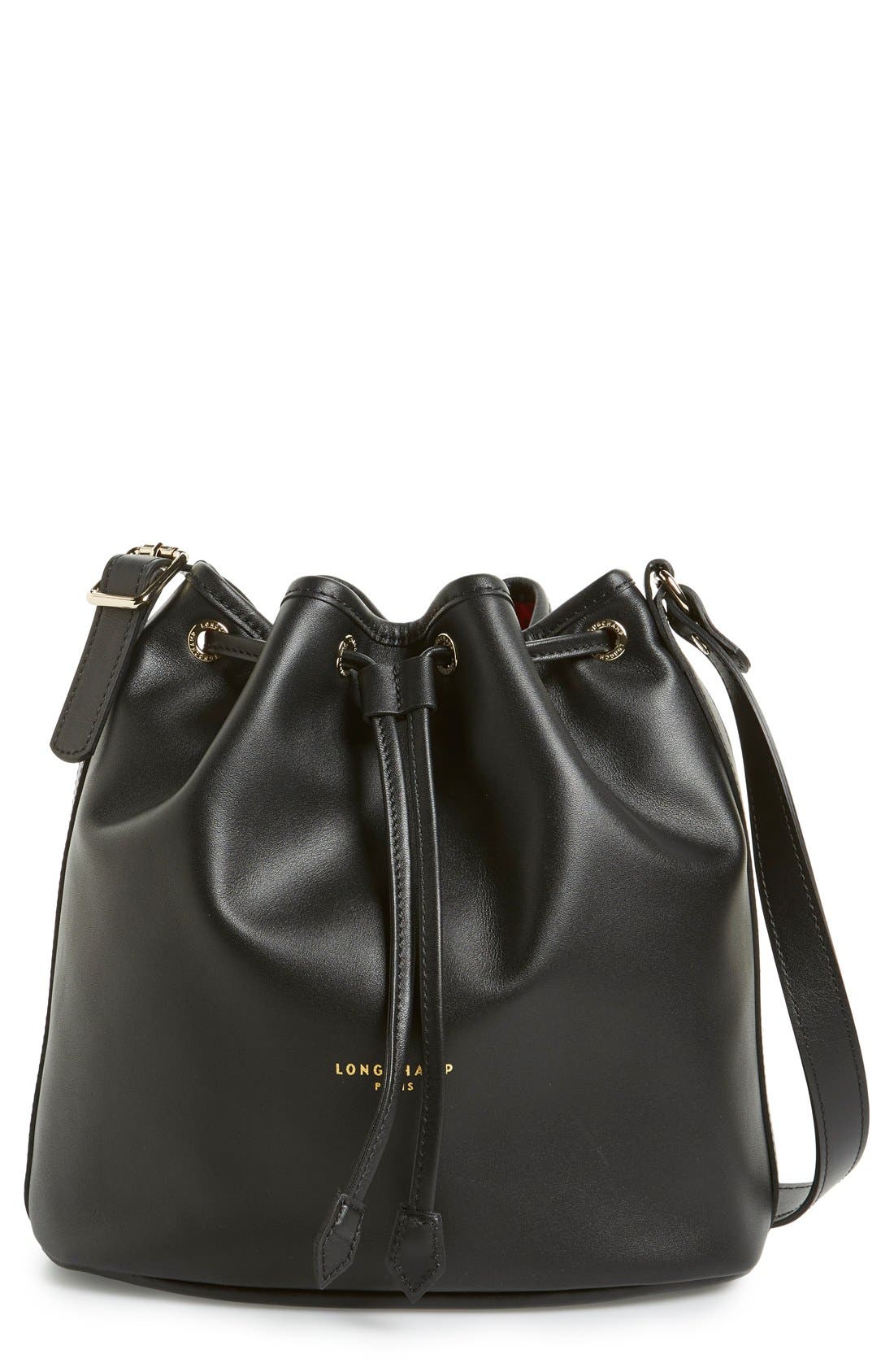 2.0' Leather Bucket Bag | Nordstrom