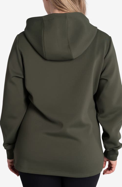 Shop Lole Spacer Tunic Hoodie In Kombu