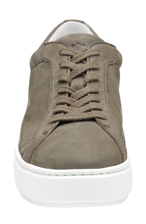 Johnston & Murphy Cammie Low Top Sneaker In Gray Tumbled Nubuck