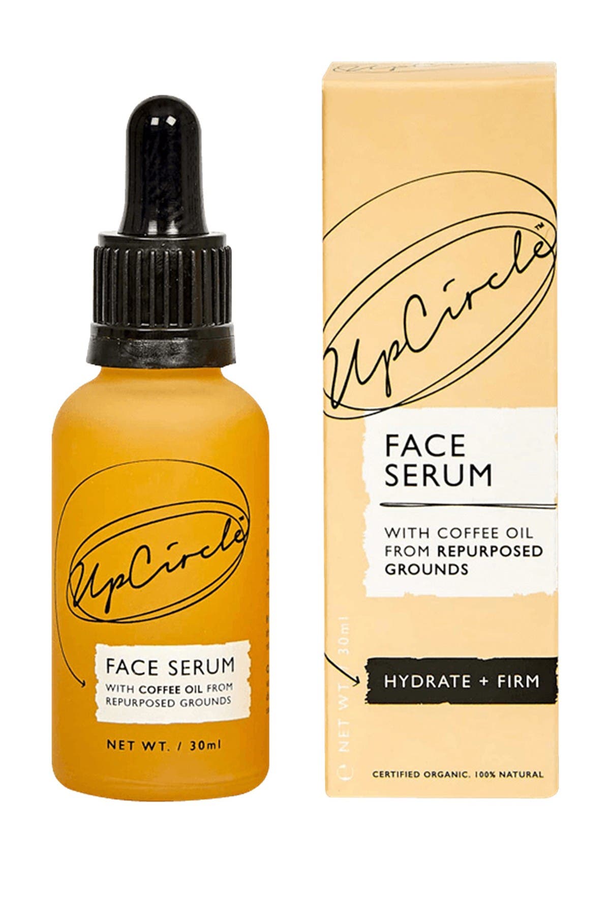 Up Circle Organic Face Serum With Coffee Oil