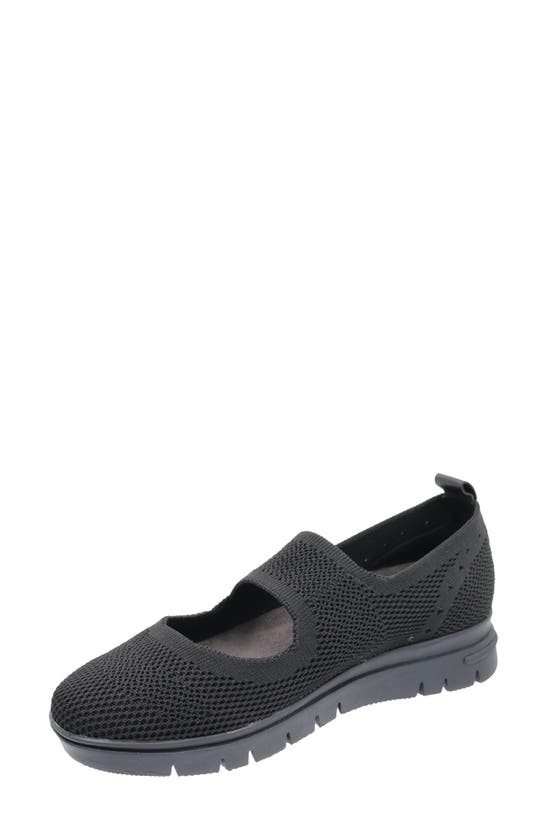 David Tate Knit Mary Jane In Black