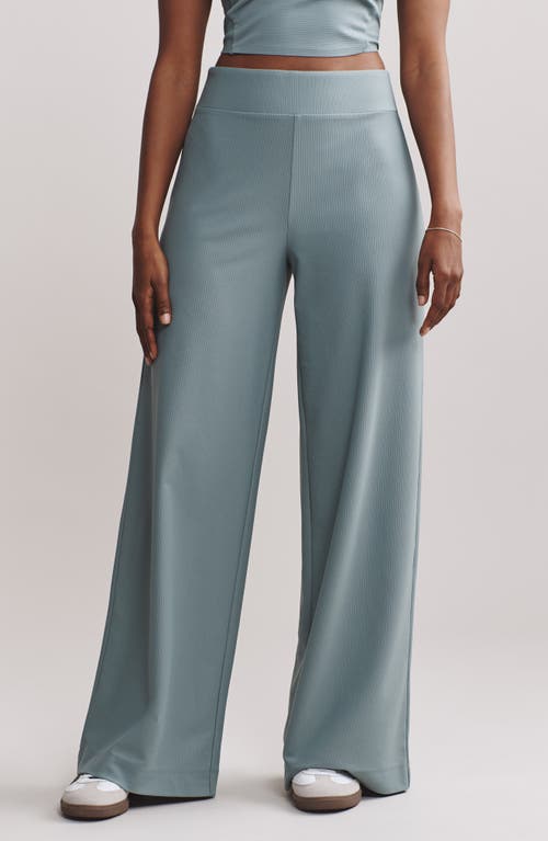 Rhone Ripple Wide Leg Sweatpants In Blue Hue