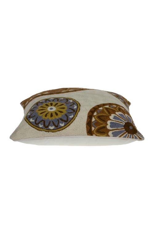Parkland Collection Klover Beige Throw Pillow In Beige