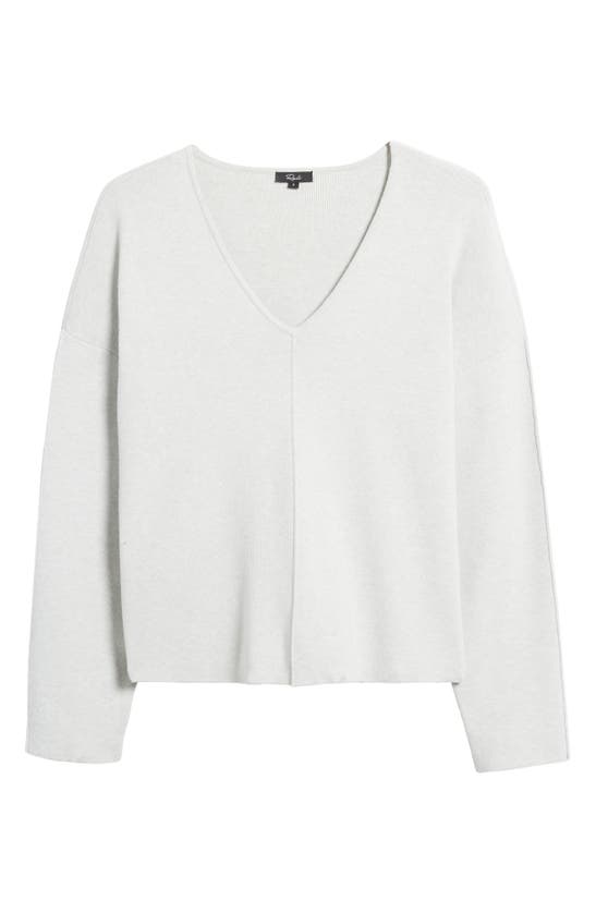 Shop Rails Hollyn V-neck Sweater In Light Heather Grey