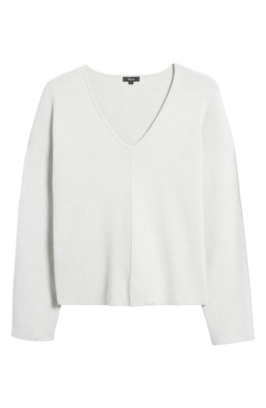 Rails Hollyn V-neck Sweater In Light Heather Grey