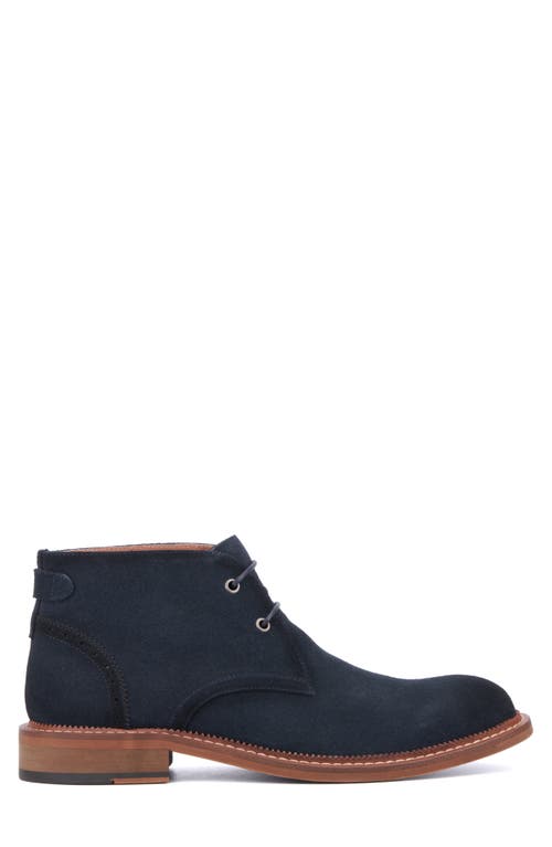 Vintage Foundry Milton Chukka Boot In Navy