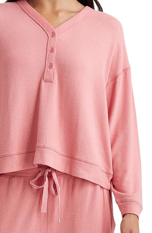 Shop Papinelle Feather Soft Boxy Pajamas In Rose Blush