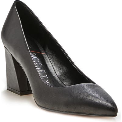 Sole Society Capra Pointed Toe Pump- Black