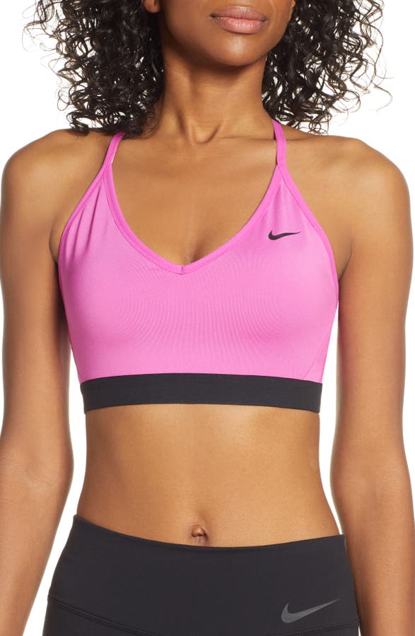 Nike Indy Women's Light-support Sports Bra (plus Size) In Pink