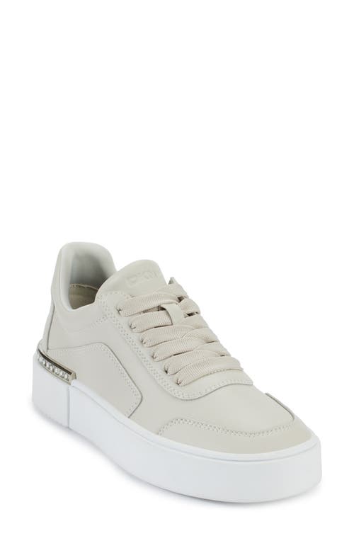 Dkny Baylor Platform Sneaker In Soft White