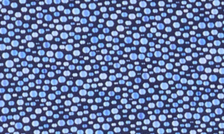Bugatchi Dot Stretch Cotton Polo In Classic Blue