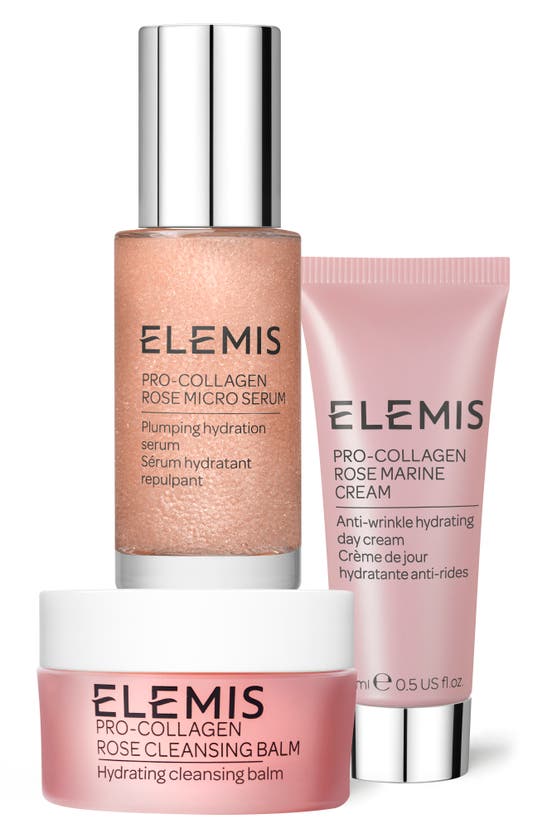 Shop Elemis Pro-collagen Rose Discovery Set (limited Edition) $203 Value